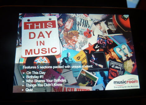 This Day In Music  I-pod /I pad app
