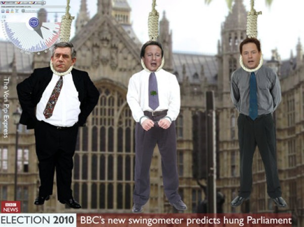 UK election Hung Parliament 2010