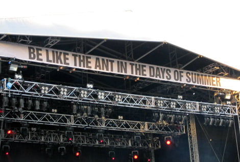 "Be like the Ant in the Days of Summer”